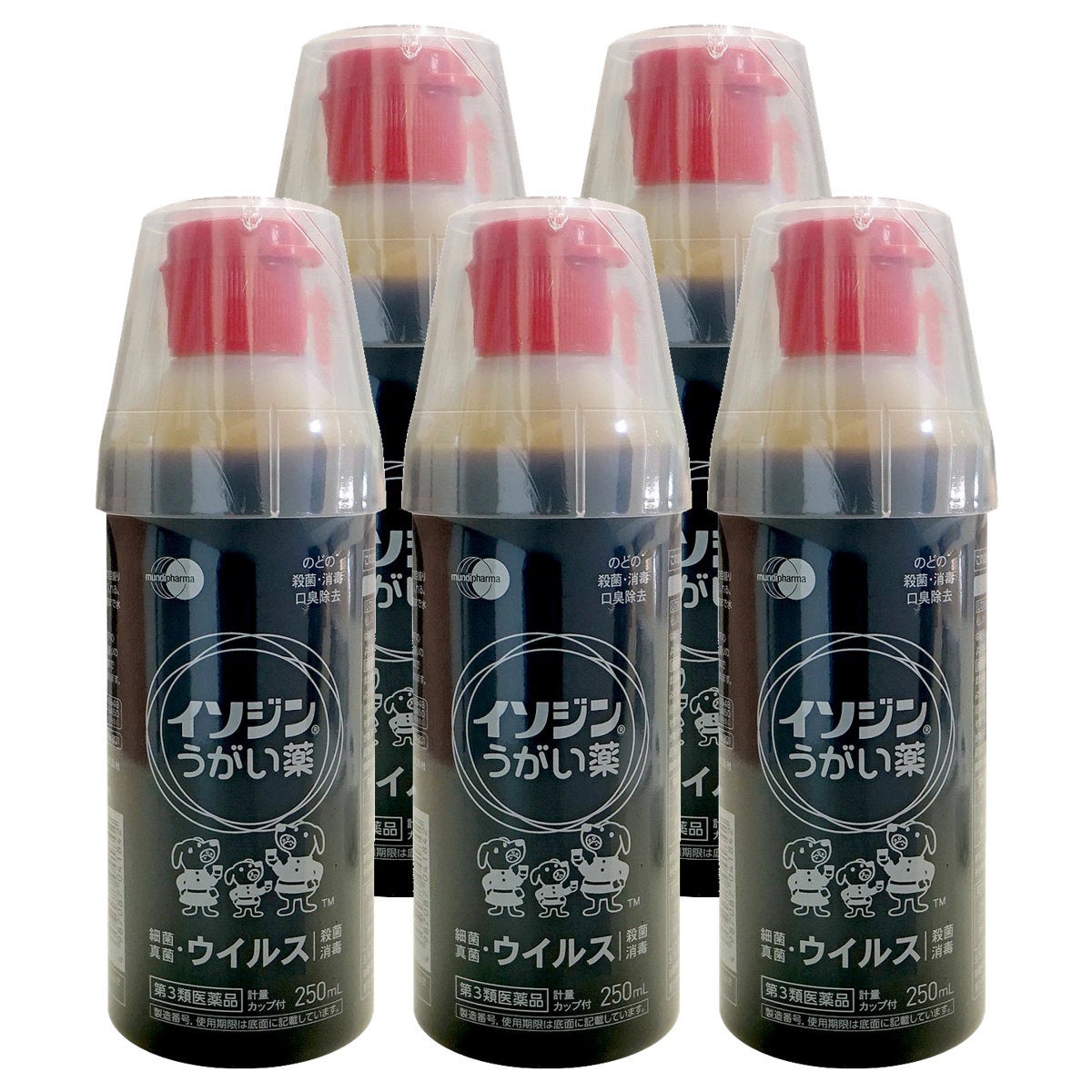 【第3類医薬品】【セット】イソジンうがい薬 250ml×5個