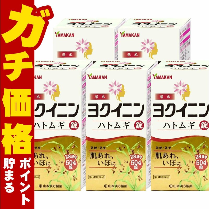 【第3類医薬品】【セット】ヨクイニンハトムギ錠 504錠×5個