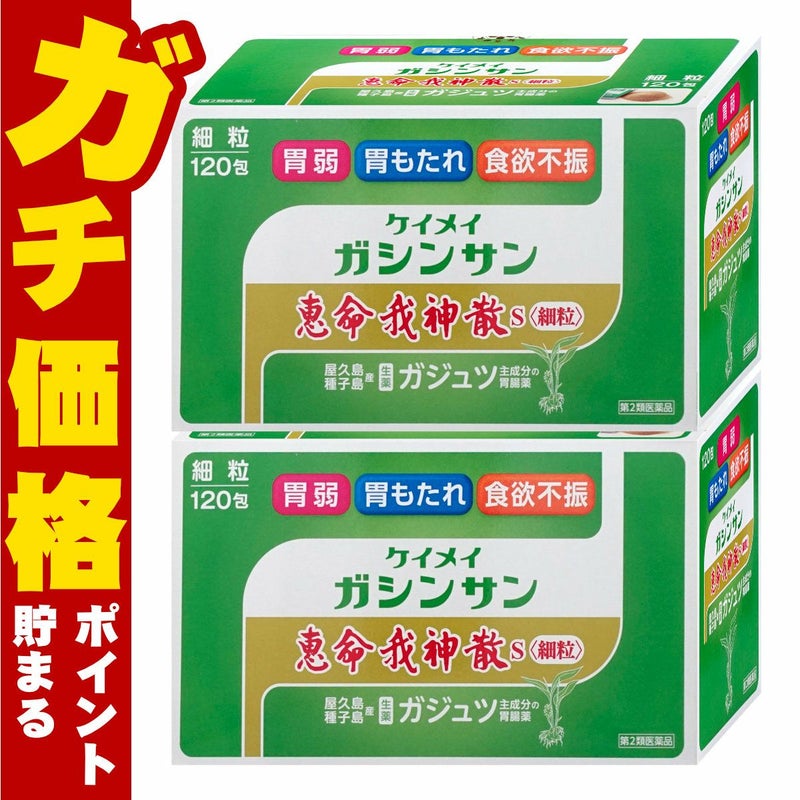 【第2類医薬品】【セット】恵命我神散S 細粒 120包×2個