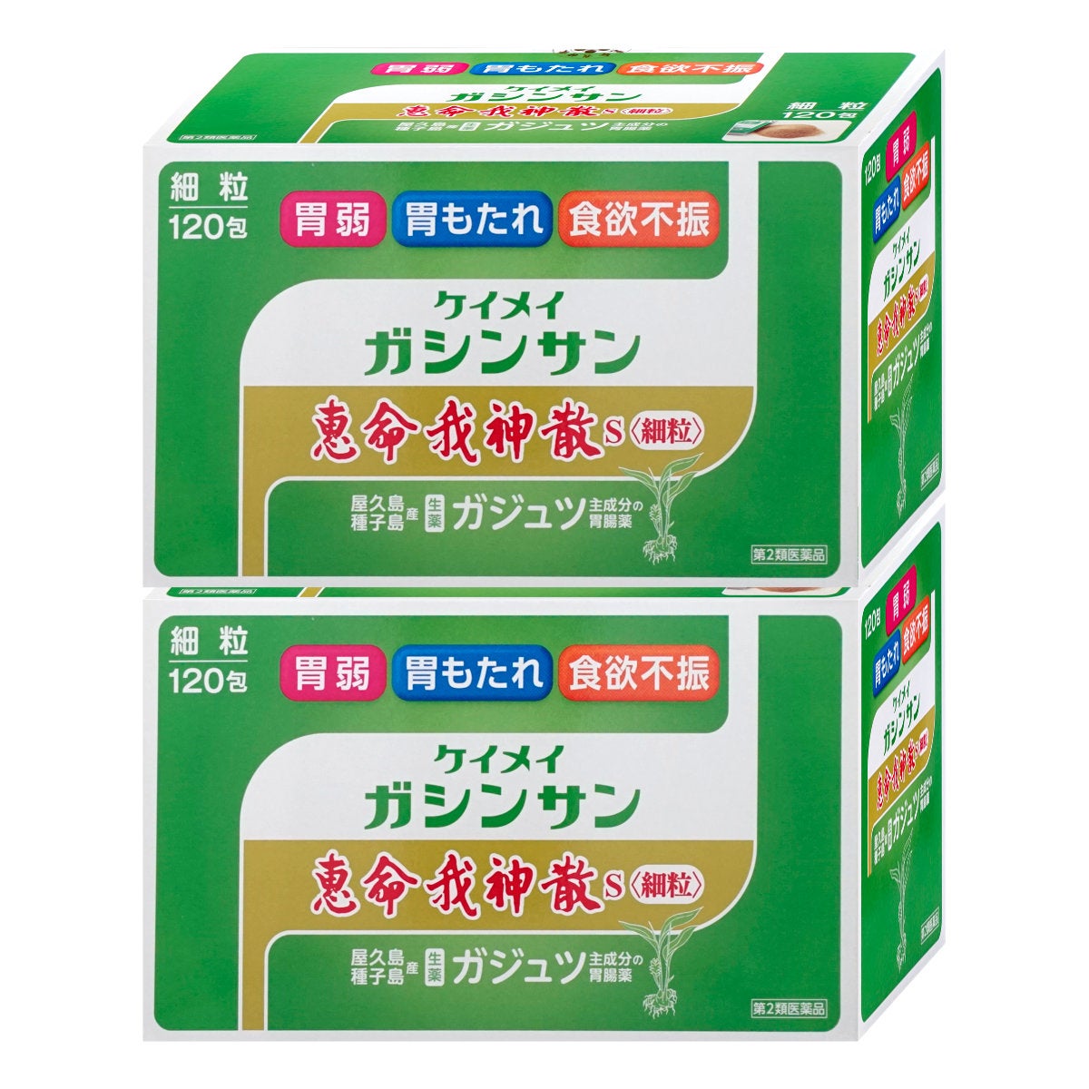 【第2類医薬品】【セット】恵命我神散S 細粒 120包×2個