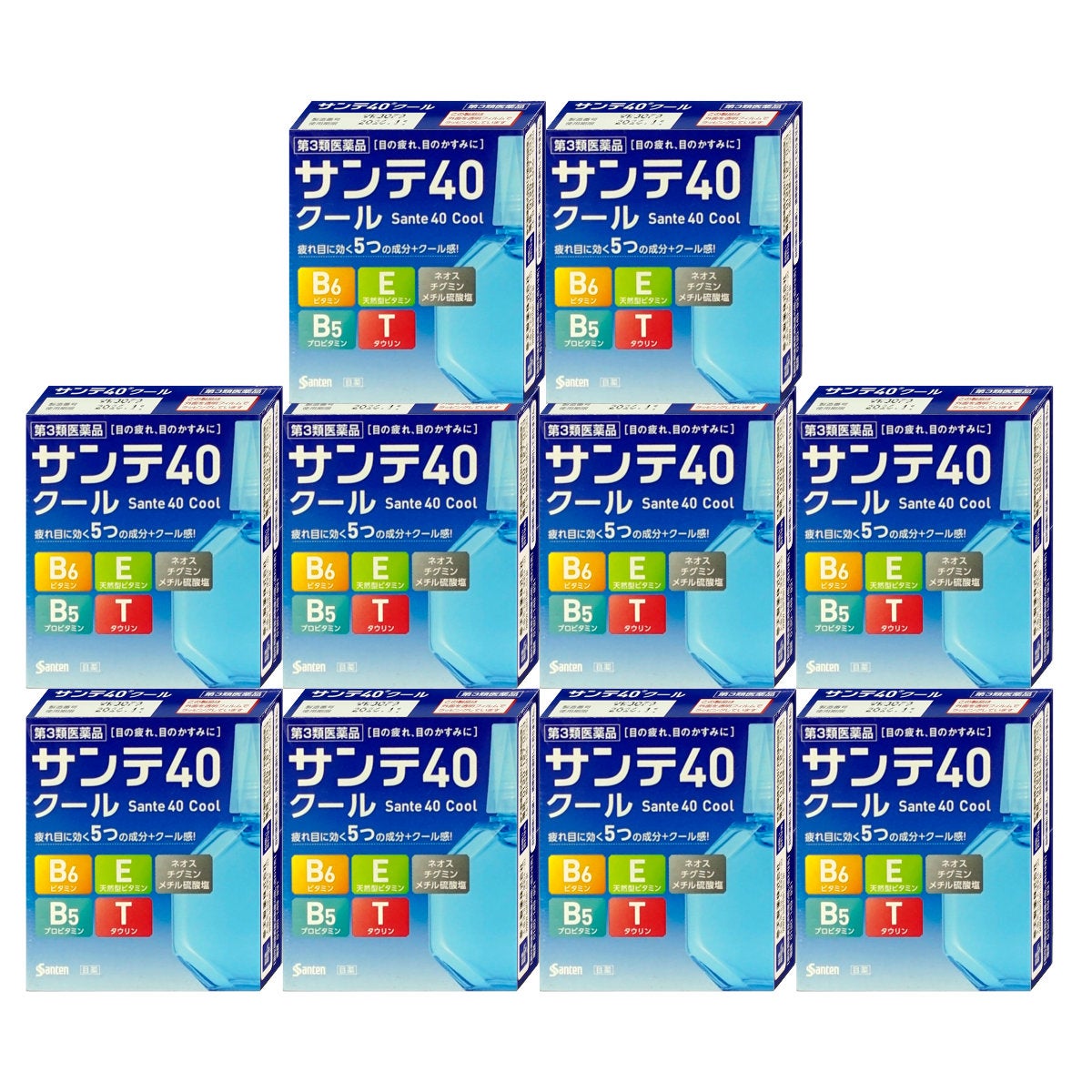 【第3類医薬品】【セット】サンテ40クール 12ml×10個