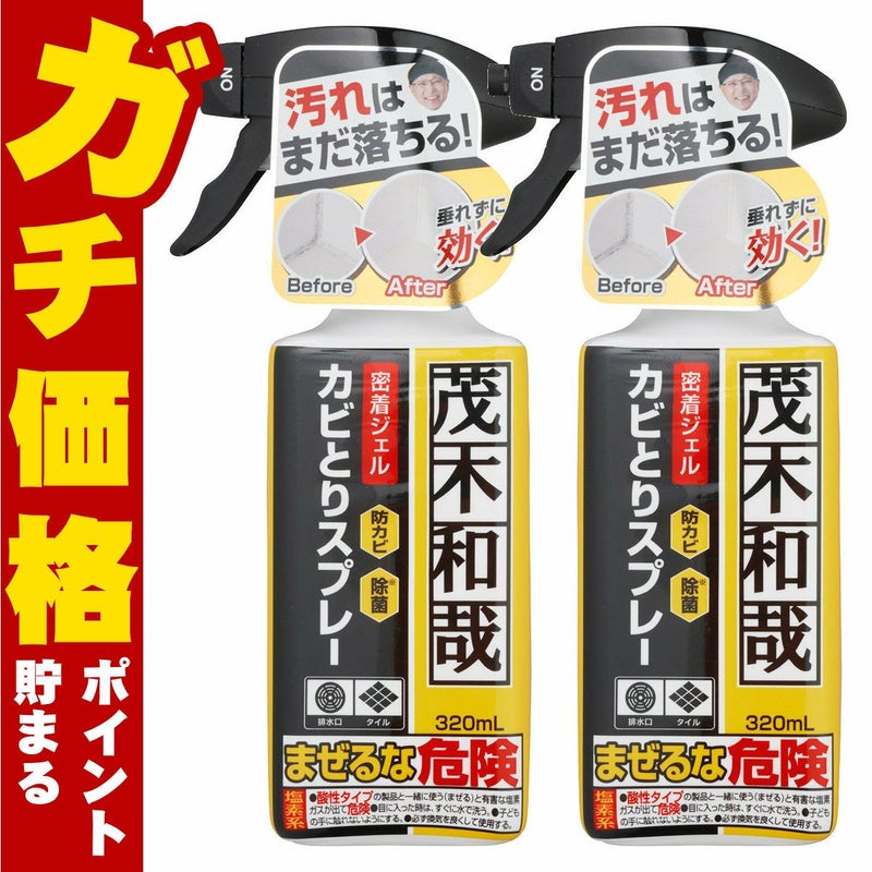 【セット】レック 茂木和哉カビとりジェルスプレー 320ml×2個 C00404