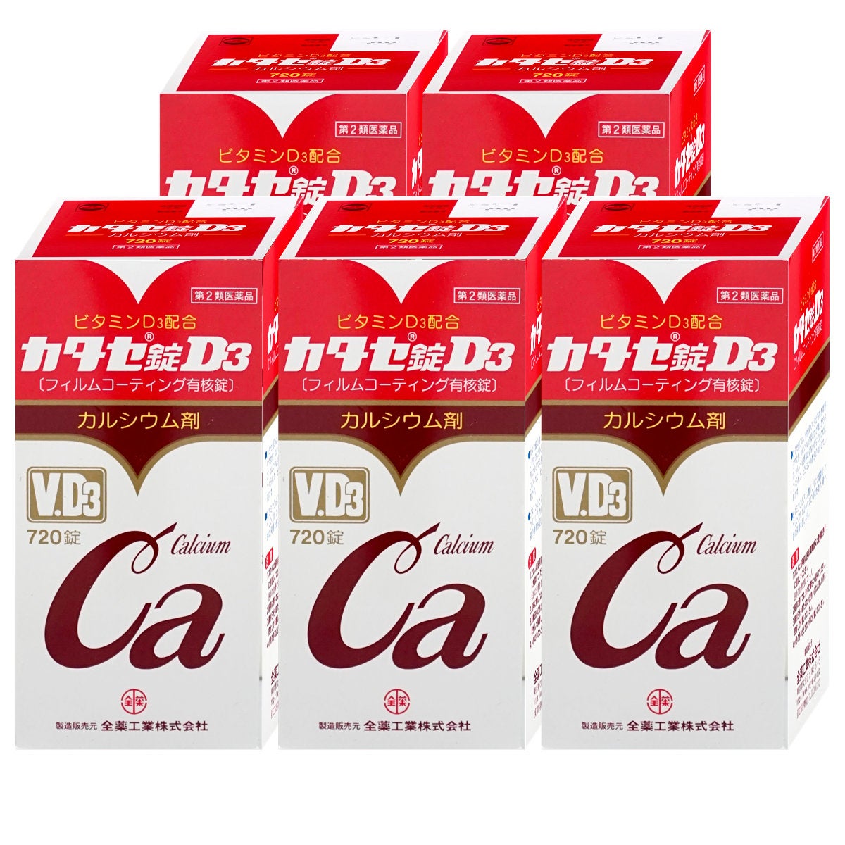 【第2類医薬品】【セット】カタセ錠D3 720錠×5個