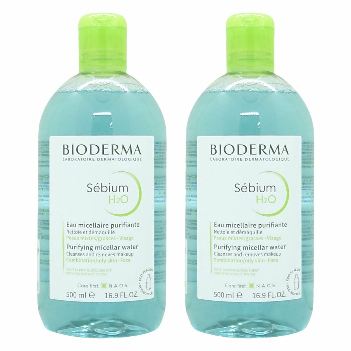ビオデルマ セビウム H2O(エイチツーオー)D 500ml×2個 オイリー肌・混合肌用