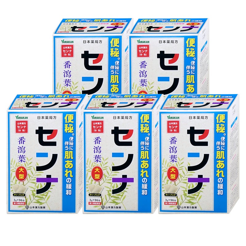 山本漢方 日本薬局方 センナ 大型 分包 (3g×96包)×5個