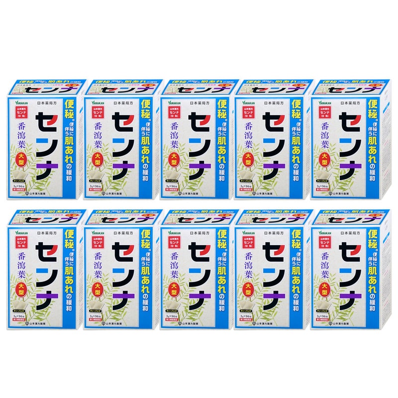山本漢方 日本薬局方 センナ 大型 分包 (3g×96包)×10個