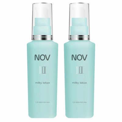 ノエビア NOVノブ IIIミルキィローション 80ml×2本