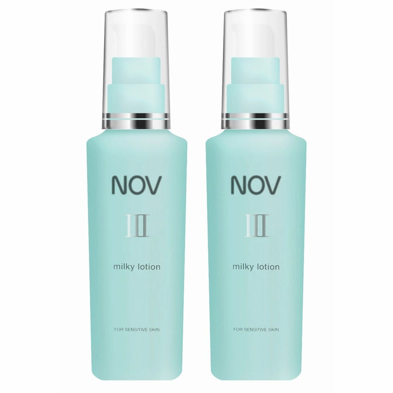 ノエビア NOVノブ IIIミルキィローション 80ml×2本