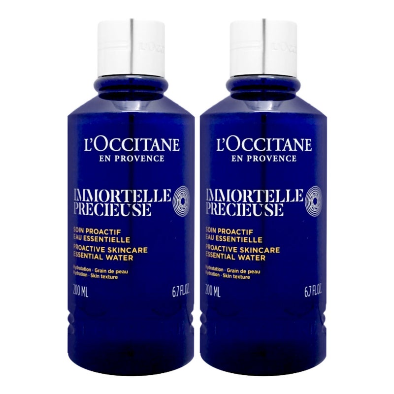 ロクシタン イモーテルプレシューズエッセンシャルフェイスウォーター(フェースウォーター) 200ml×2本