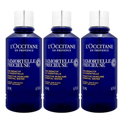ロクシタン イモーテルプレシューズエッセンシャルフェイスウォーター(フェースウォーター) 200ml×3本