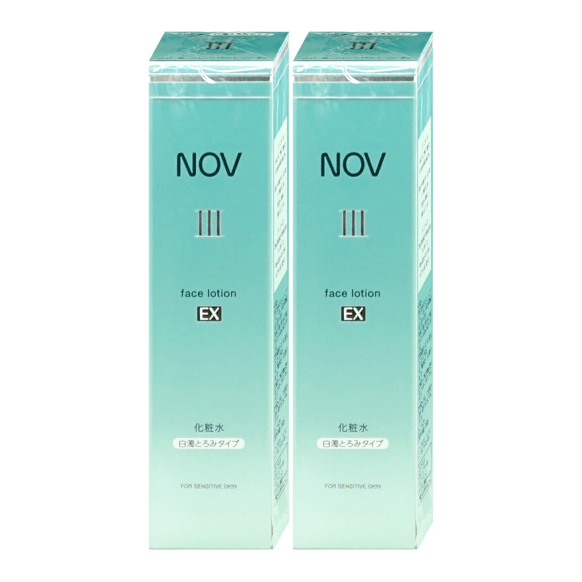 【2個セット】ノエビア NOV III フェイスローションEX 120ml 白濁とろみタイプ
