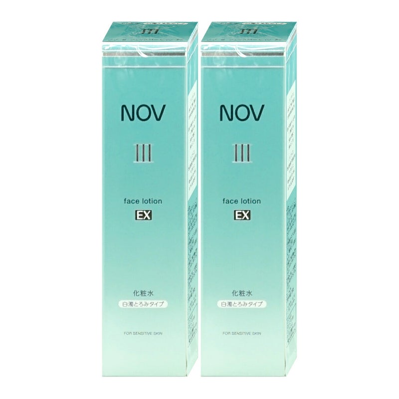 【2個セット】ノエビア NOV III フェイスローションEX 120ml 白濁とろみタイプ