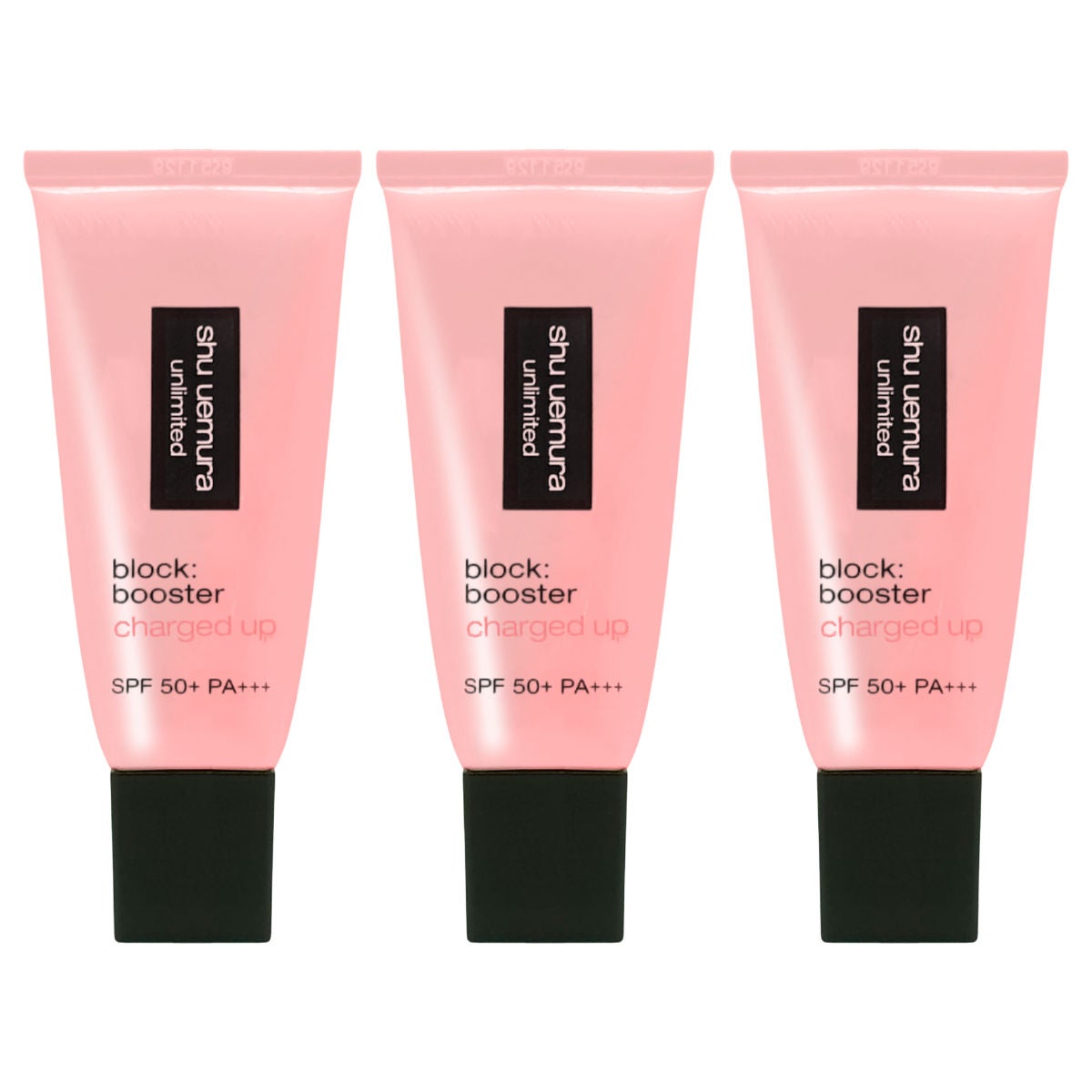 シュウウエムラ アンリミテッドブロックブースター×3個 #サクラピンク SPF50+ PA+++ 化粧下地 下地 ベース 日焼け止め ブースター SPF50 ピンク