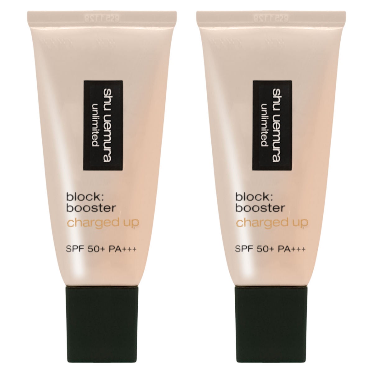 シュウウエムラ アンリミテッドブロックブースター×2個 #アンズベージュ SPF50+/PA+++