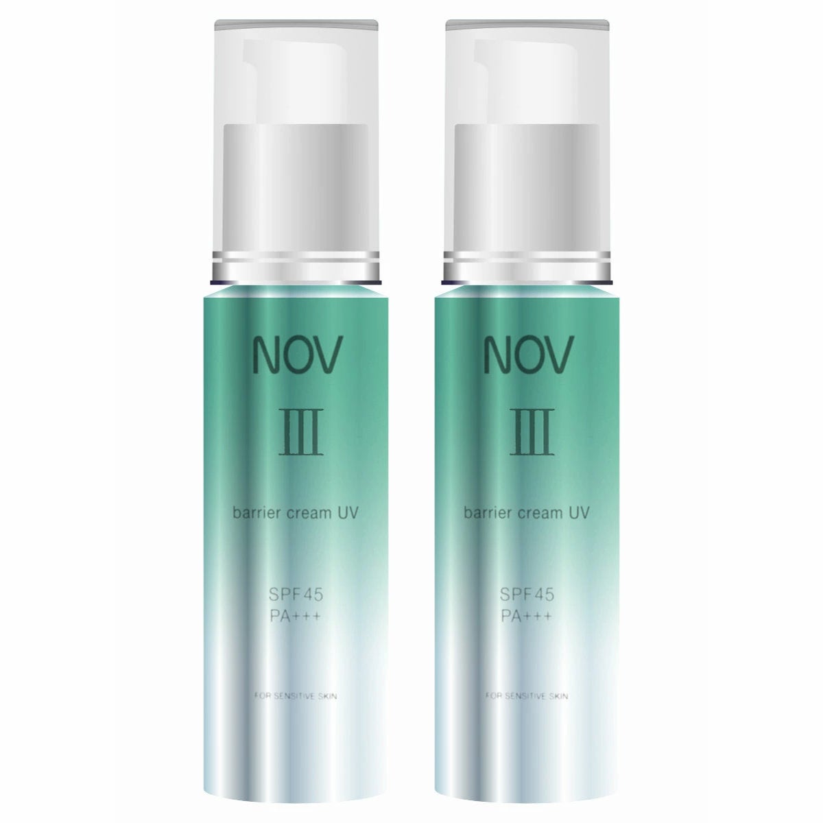ノエビア NOV III バリアクリームUV 30g×2個 SPF45 PA+++