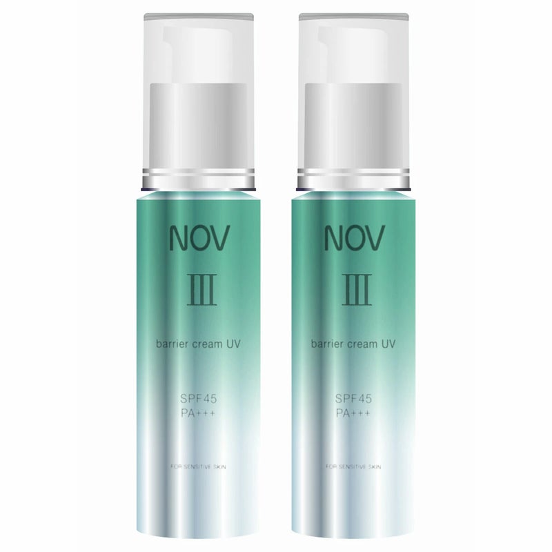 ノエビア NOV III バリアクリームUV 30g×2個 SPF45 PA+++