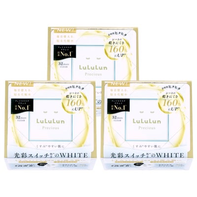 ルルルンプレシャスホワイト(クリア)4FB 32枚×3 WHITE