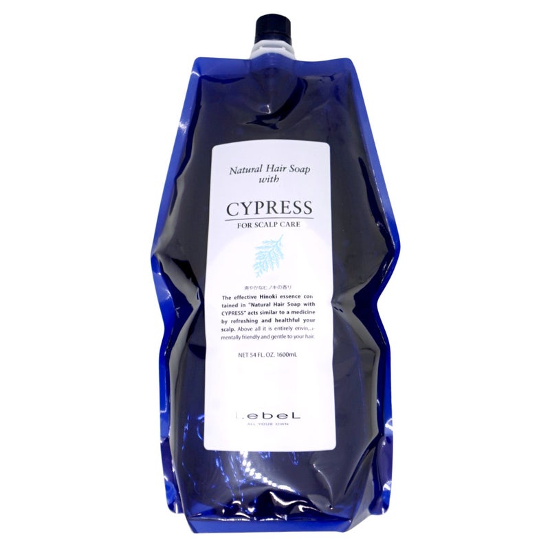 ルベル ナチュラルヘアソープウィズCYd(サイプレス)詰替1600ml