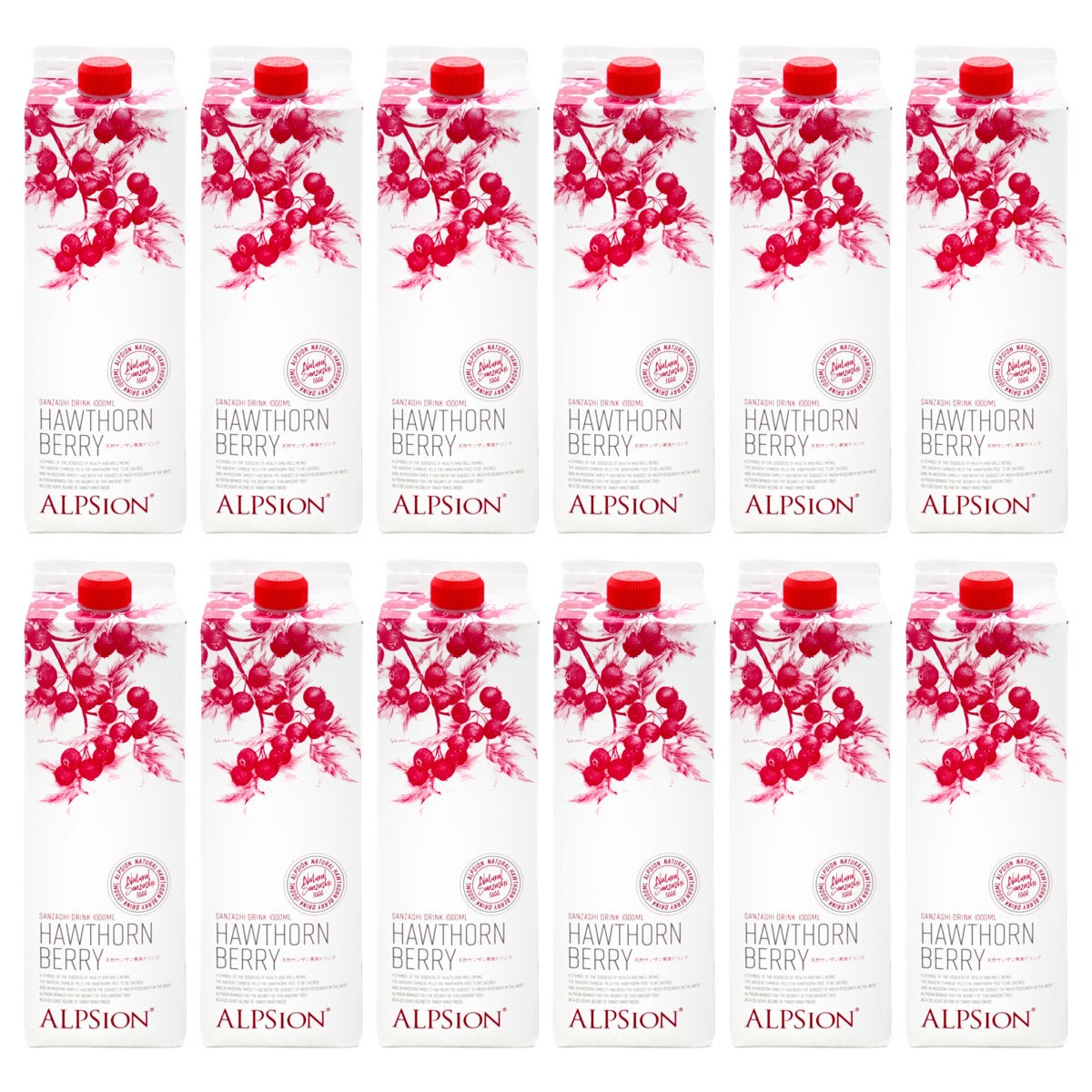 アルピジョン BIO ハーブサンザシ 1000ml×12本