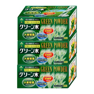 プレビジョン グリーン末 306g (3.4g×90包)×3個