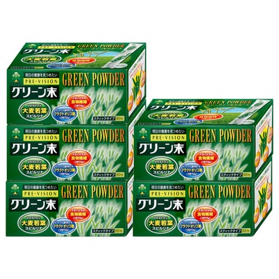プレビジョン グリーン末 306g (3.4g×90包)×5個