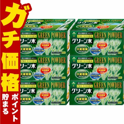 プレビジョン グリーン末 306g (3.4g×90包)×6個