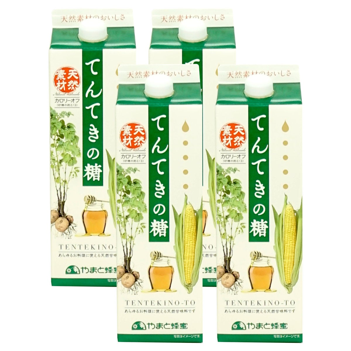 天然甘味料 てんてきの糖ジャビー 1200g×4個 紙パック 調味料 砂糖代用 ジャビー やまと蜂蜜