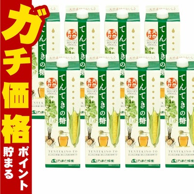天然甘味料 てんてきの糖ジャビー 1200g×8個 紙パック 調味料 砂糖代用 ジャビー やまと蜂蜜