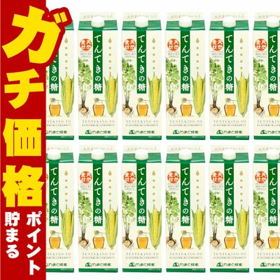 天然甘味料 てんてきの糖ジャビー 1200g×12個 紙パック 調味料 砂糖代用 ジャビー やまと蜂蜜