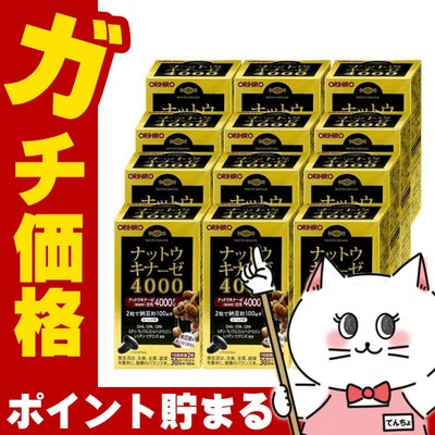 ナットウキナーゼ4000 60粒×12個