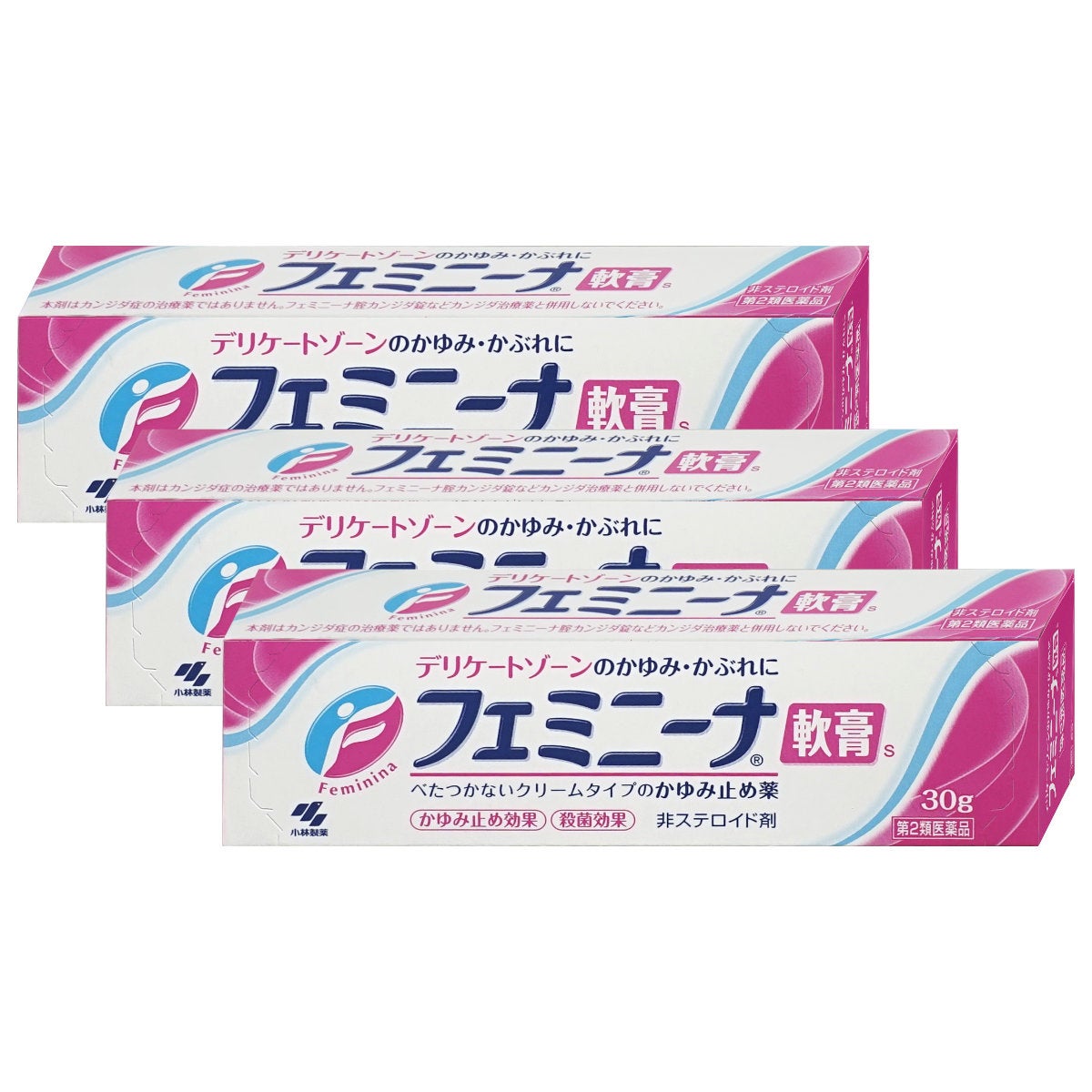 コスメ通販　【第2類医薬品】フェミニーナ軟膏　30ｇ×3個(セルフメディケーション税制対象)