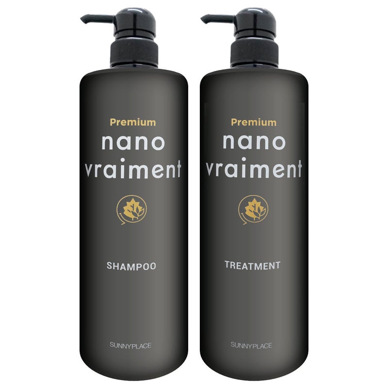 コスメ通販　【セット】サニープレイス ナノブレマン プレミアムシャンプー1000ml+プレミアムトリートメント1000ml 