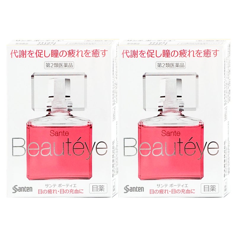 サンテボーティエ 12ml×2個【おすすめサンテ目薬】紫外線や排気ガスの多い現代の生活環境、寝不足、偏った食生活など、私たちの瞳は日々さまざまなストレスにさらされています。【第2類医薬品】
