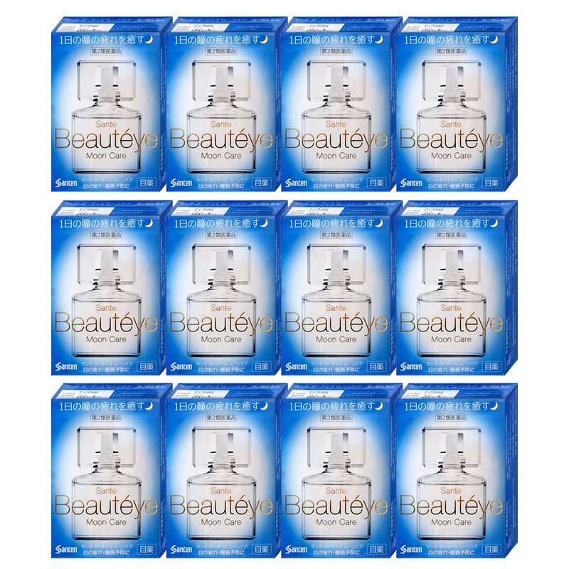 サンテボーティエムーンケア 12ml×12個【おすすめサンテ目薬】私たちの瞳は、紫外線やスマートフォンなどさまざまなストレスにさらされています。【第2類医薬品】