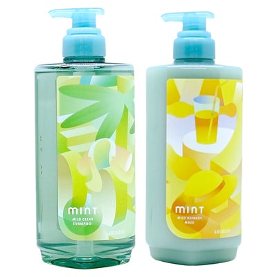 コスメ通販　アリミノ ミントマイルド シャンプー550ml&トリートメント550g M 本体セット